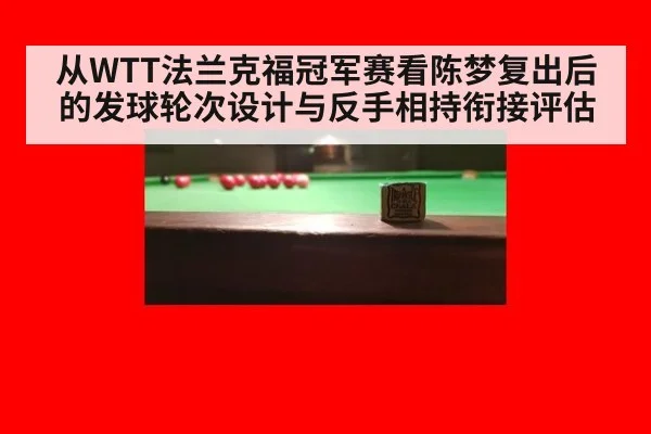 从WTT法兰克福冠军赛看陈梦复出后的发球轮次设计与反手相持衔接评估